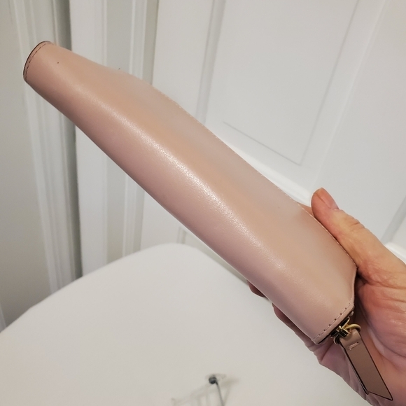 LODIS Mauve in Color Leather Zip Close Wallet, Classic - Picture 4 of 9